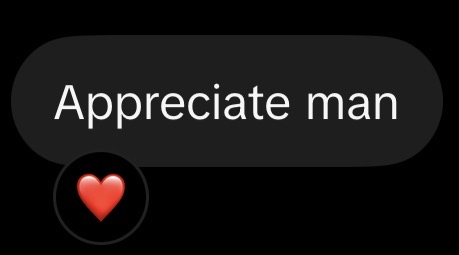 dm — appreciate man